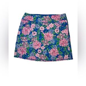 Lilly Pulitzer Luxletic Floral Skort Women’s Large Athletic Golf  Activewear
